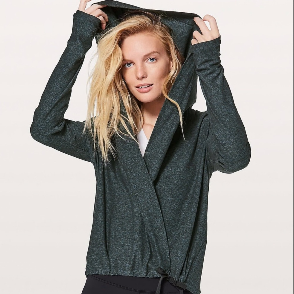 Lululemon Ready to Rulu Wrap. Heathered Nocturnal Teal Green